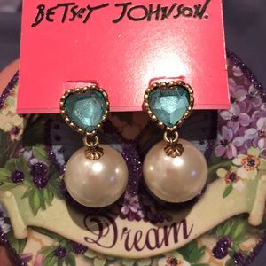 Betray Johnson Pearl and Jewel Earrings